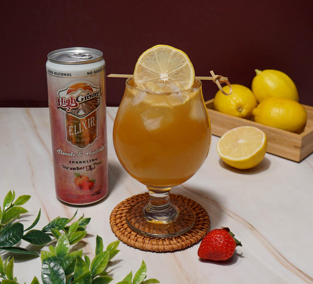 High Ground Elixir athlete setup—rehydration after workout