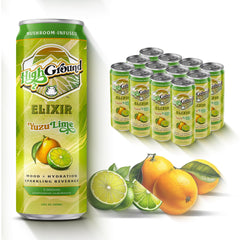 High Ground Elixir can with yuzu lime boosts focus and clarity