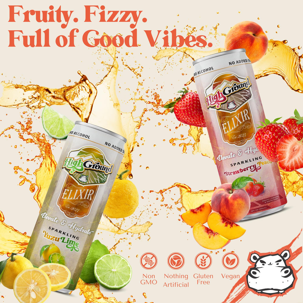 High Ground Elixir glass highlights yuzu lime aroma and sparkle