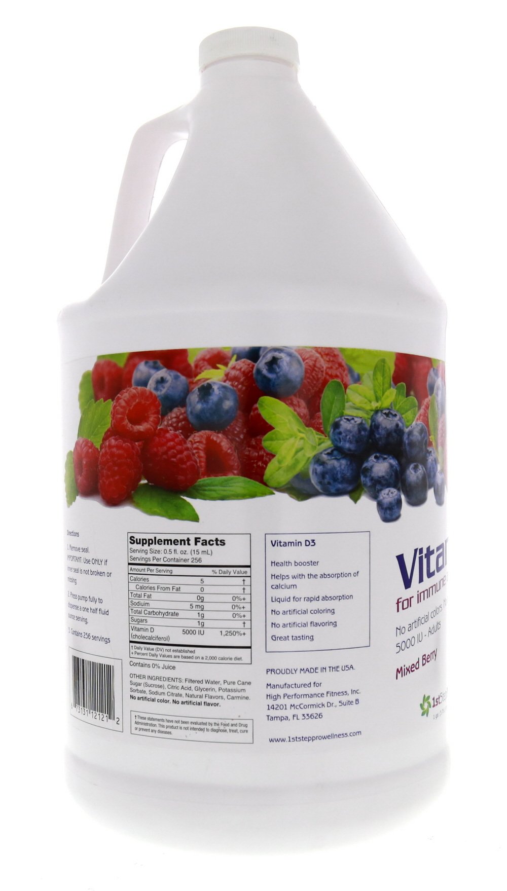 Measurement cup beside bottle shows proper dosing with a meal