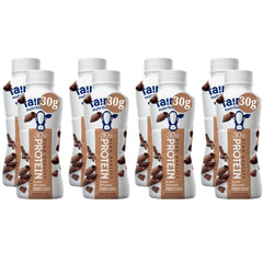 High Protein Nutrition Shakes Milk Chocolate bottle on-the-go image for convenient protein