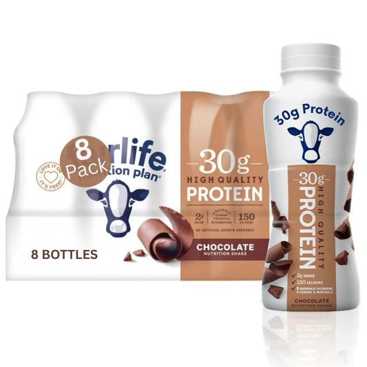 High Protein Shake vanilla bottle offers creamy flavor for quick post-workout energy.