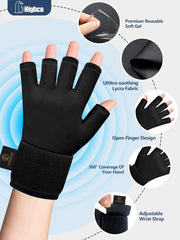 Highco Ice Gloves premium-gel-core conforms to hand contours