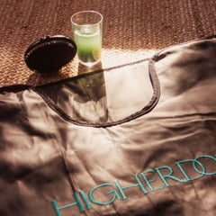 HigherDOSE Detox Drops ingredient panel featuring milk thistle and beetroot juice.