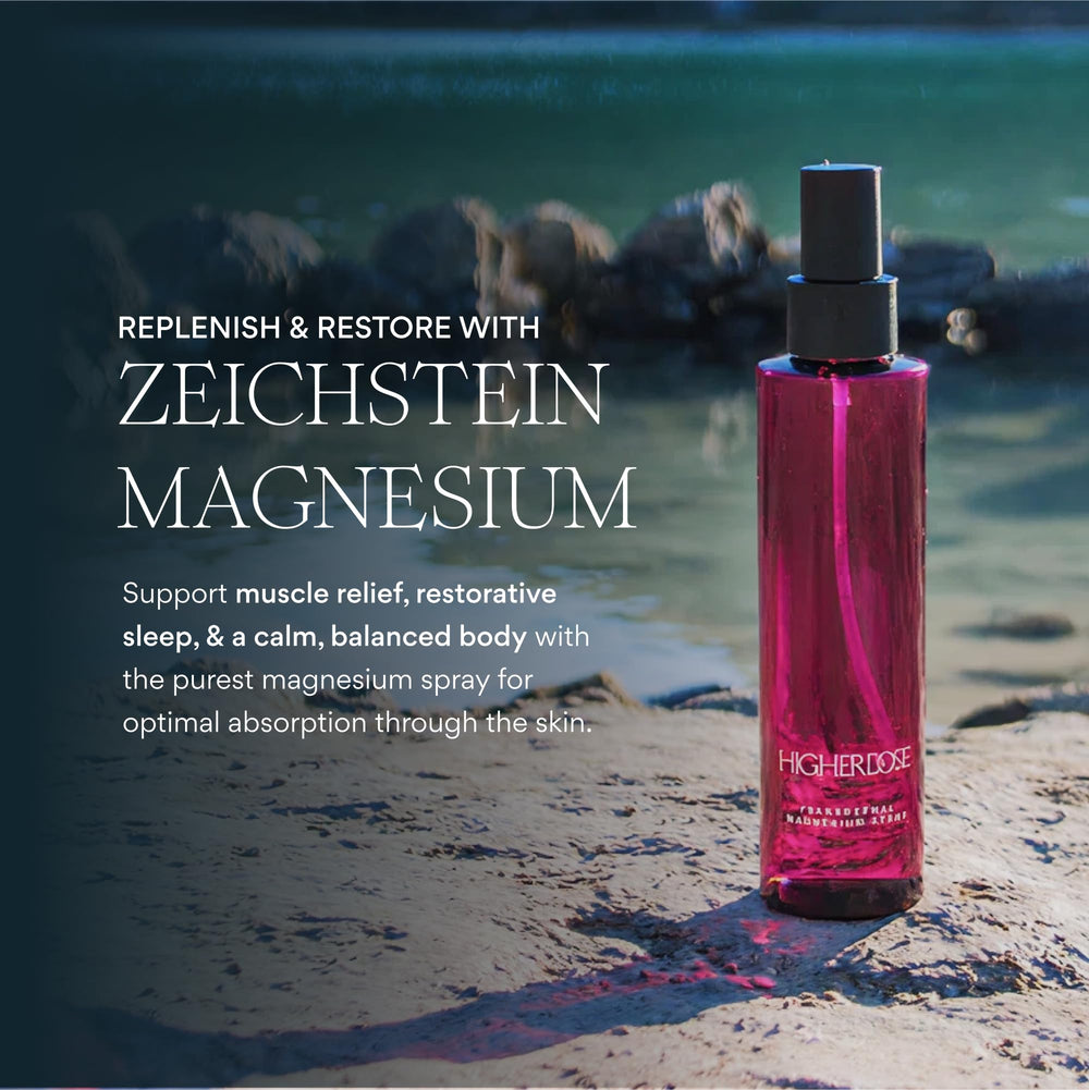 HigherDOSE post-workout relief spray session illustrates quick cooling and muscle comfort.