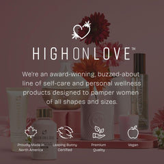 HIGHONLOVE delicate-area care supports sensitive skin without heaviness.