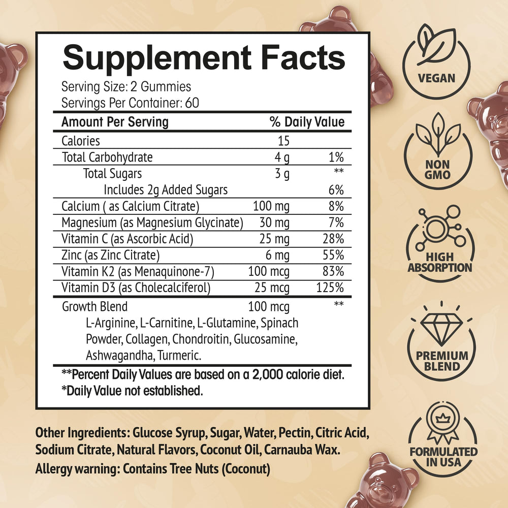 HighSpot Growth gummies used by kids, teens, and adults in a family setting