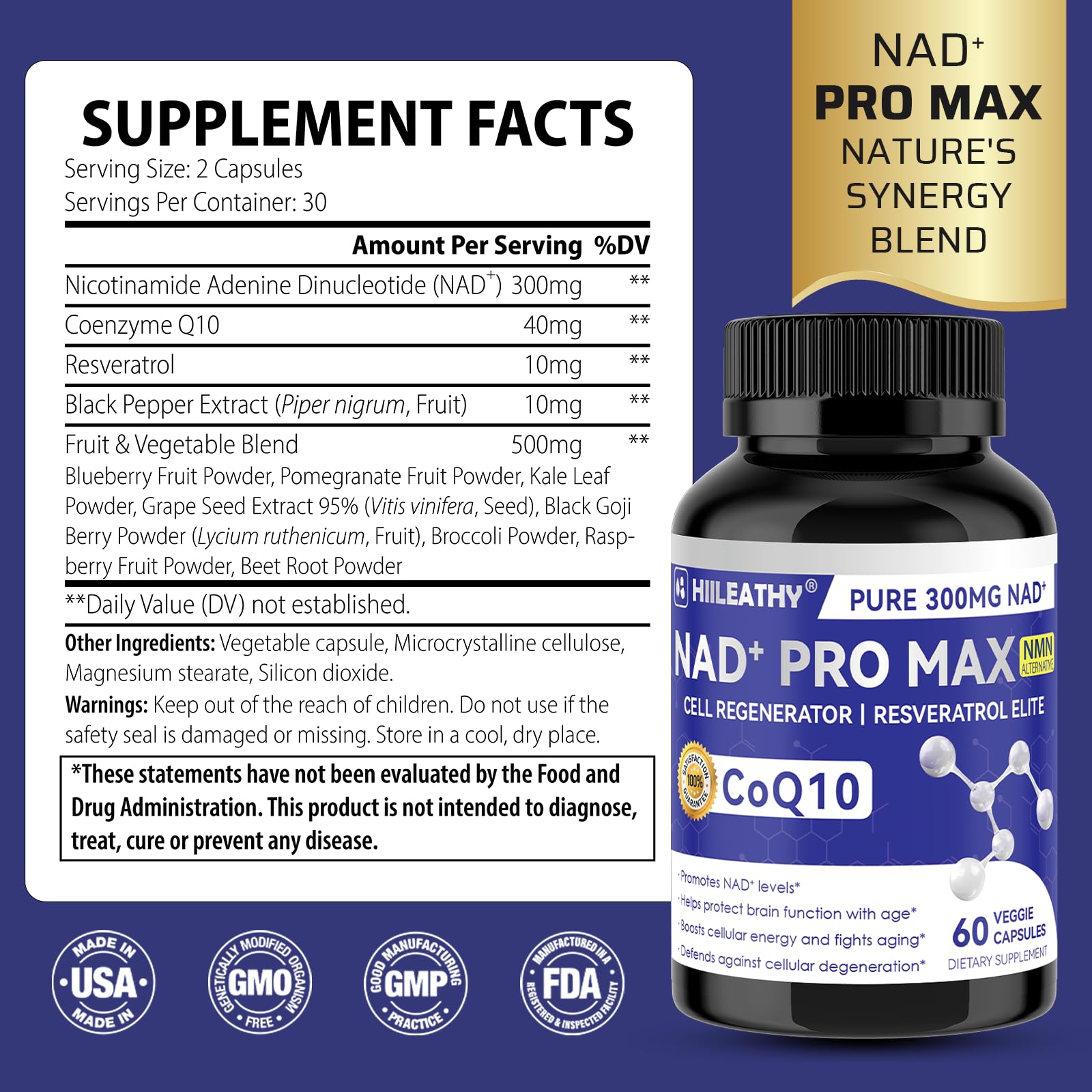 HIILEATHY two-capsule daily-use shot fits into busy routines.