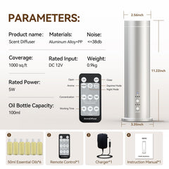 Hijoc oil diffuser replacement atomizer core for simple maintenance.