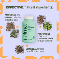 Hilma gas relief herbal blend close-up aids digestion