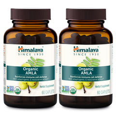 Himalaya Amla bottle with caplets for easy daily immune support.