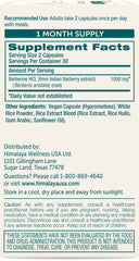 Himalaya Berberine capsules pour: easy-to-take format for everyday immune and GI wellness.