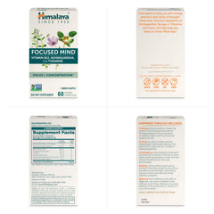 Himalaya Focused Mind vegan capsules ready for daily focus.