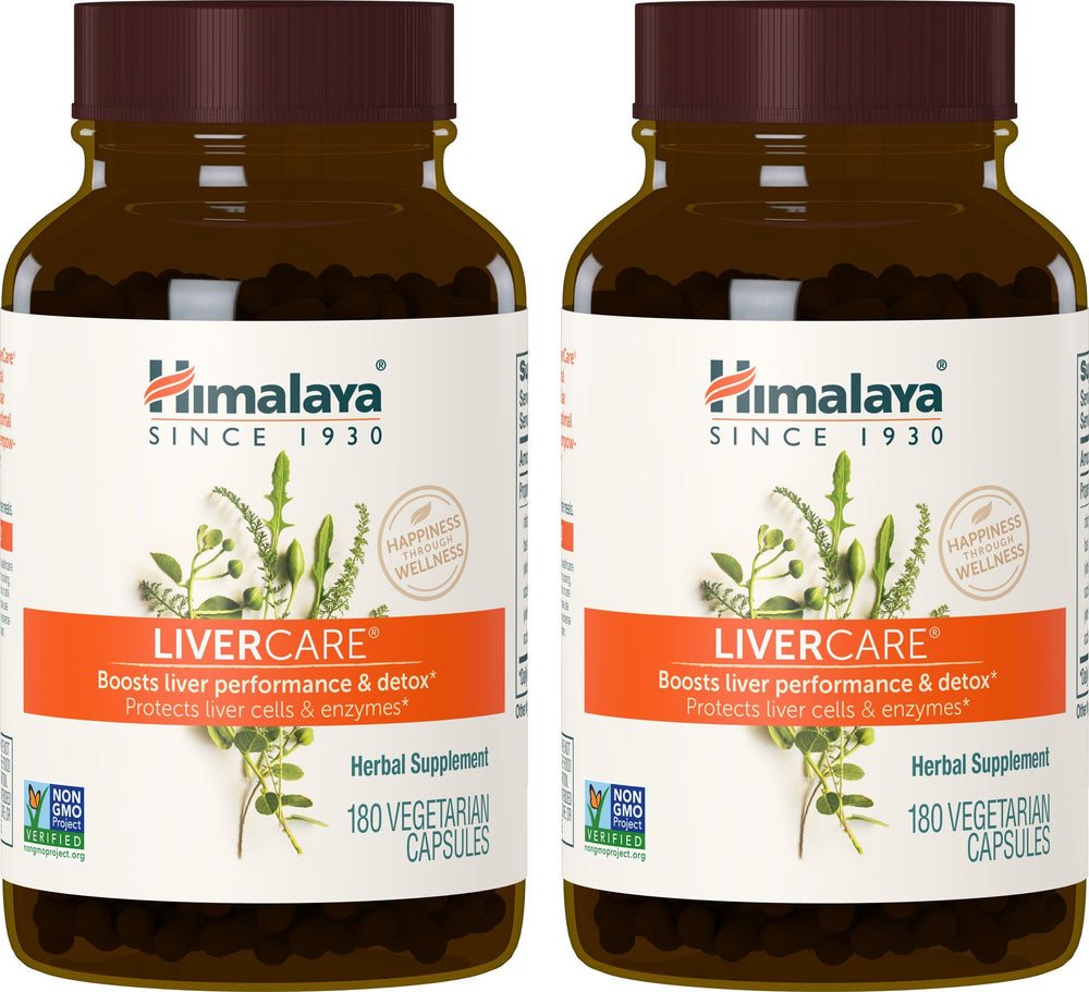 Himalaya LiverCare bottle for daily liver support and detox