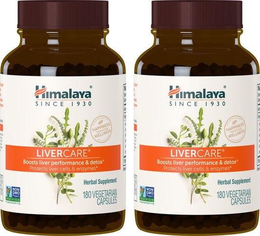 Himalaya LiverCare bottle for daily liver support and detox