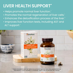 Himalaya LiverCare capsules close-up for easy daily liver health.