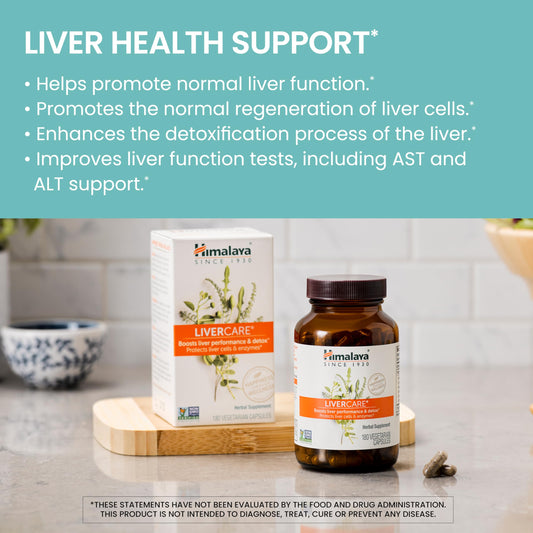 Himalaya LiverCare capsules ready for daily use