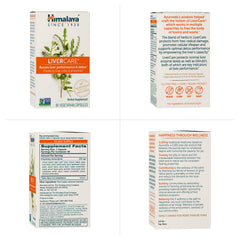 Himalaya LiverCare product benefits preview, detox and bile production.