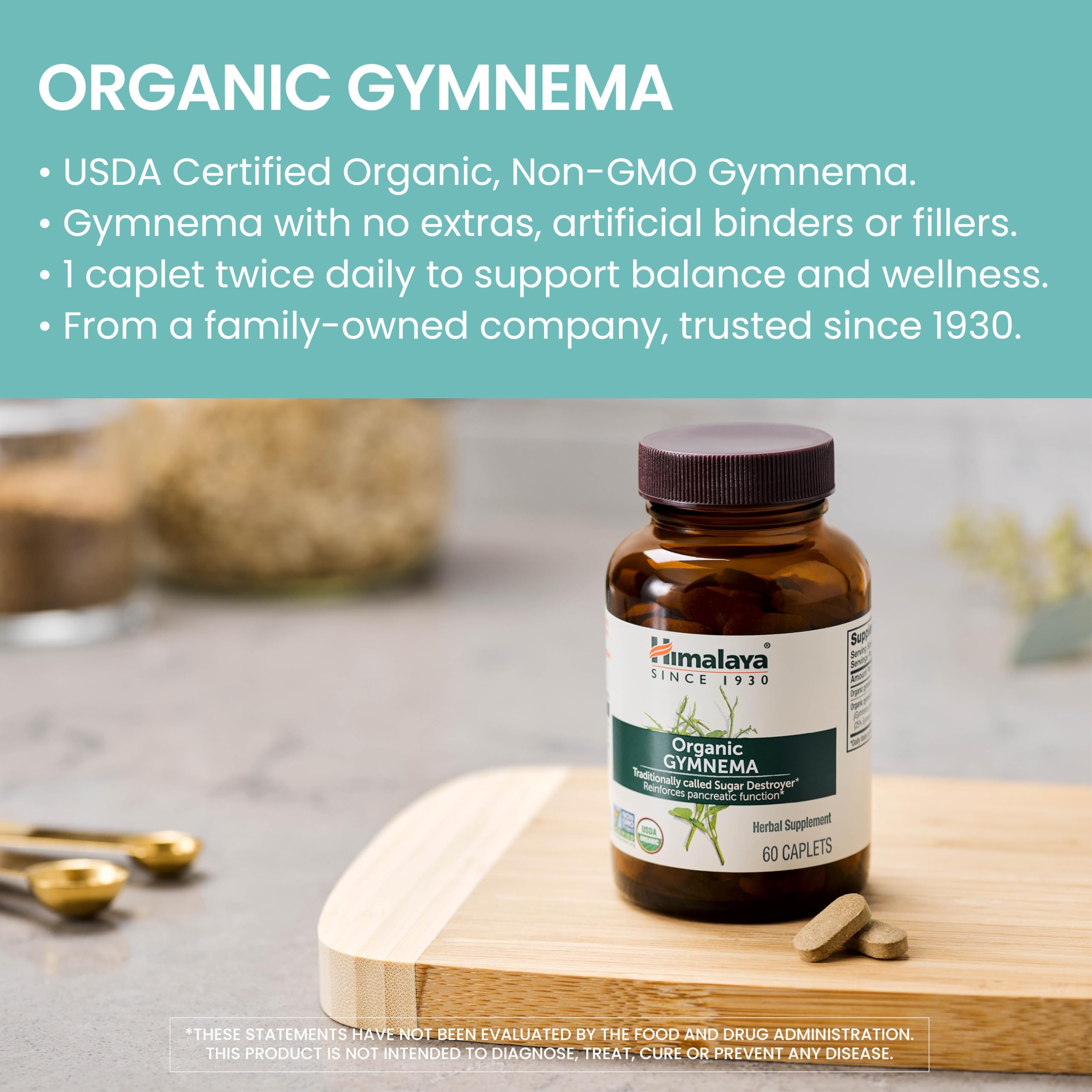 USDA Organic label on Himalaya packaging signaling additive-free quality.