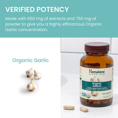 Himalaya Organic Garlic caplets used in daily routine for immune support convenience