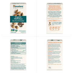 Gluten-free packaging illustration for Himalaya Triphala.