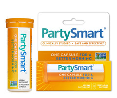 Himalaya PartySmart 12-capsule tube ready for a night out and morning-after support.