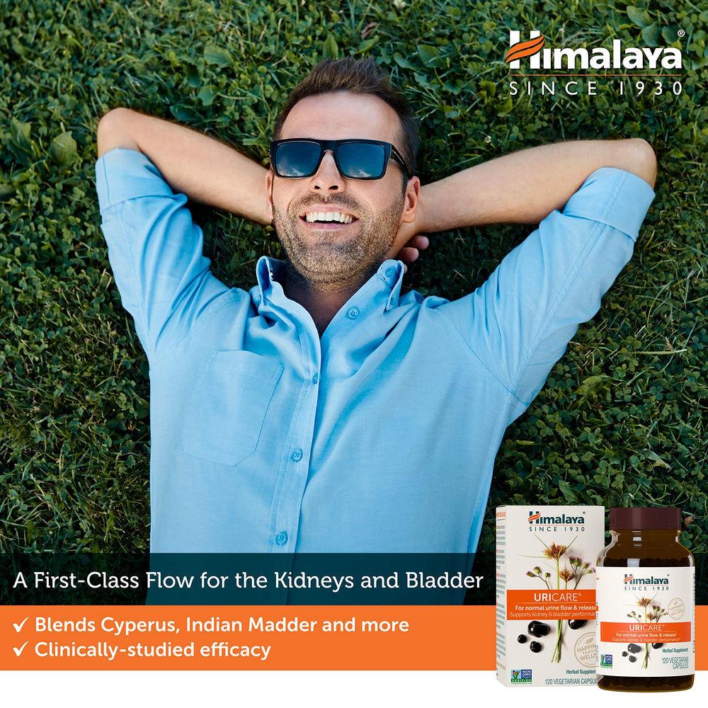 Himalaya UriCare caffeine-free formulation supports daily urinary comfort