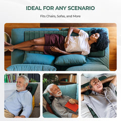 Himouta massage mat on an office chair for desk relief