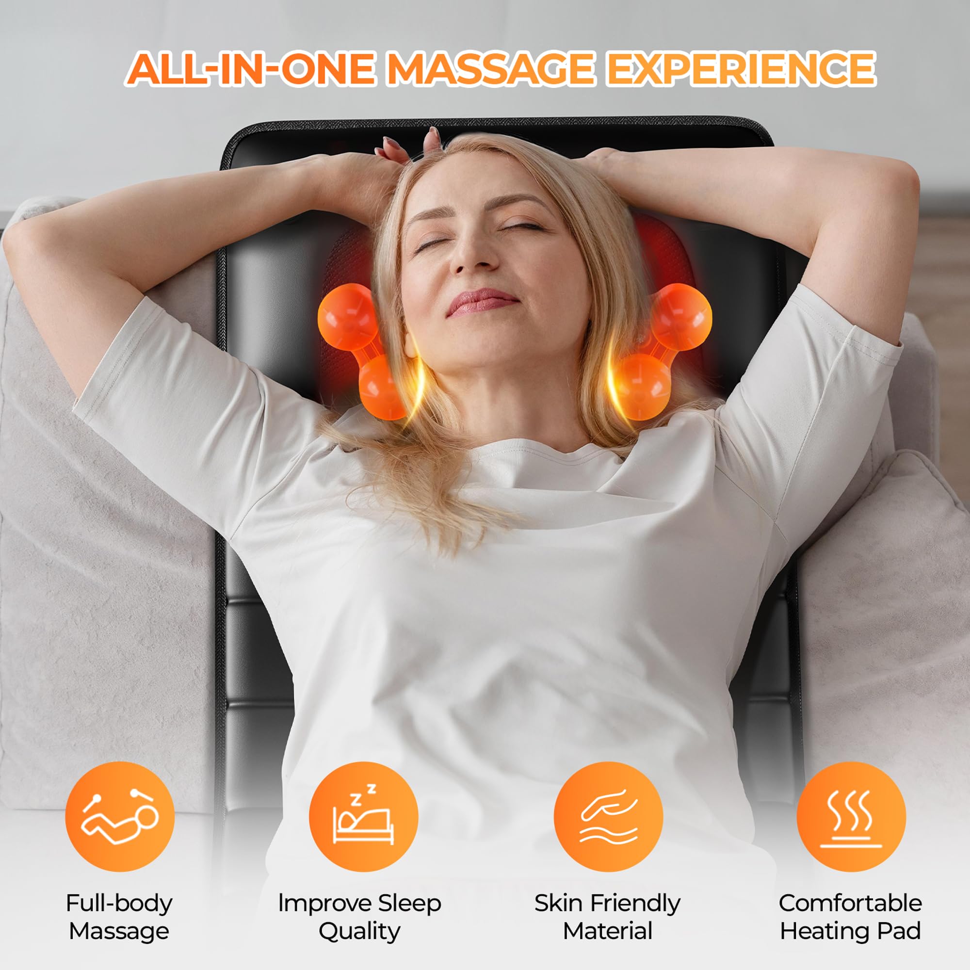Himouta Shiatsu detachable neck massager for targeted relief during breaks