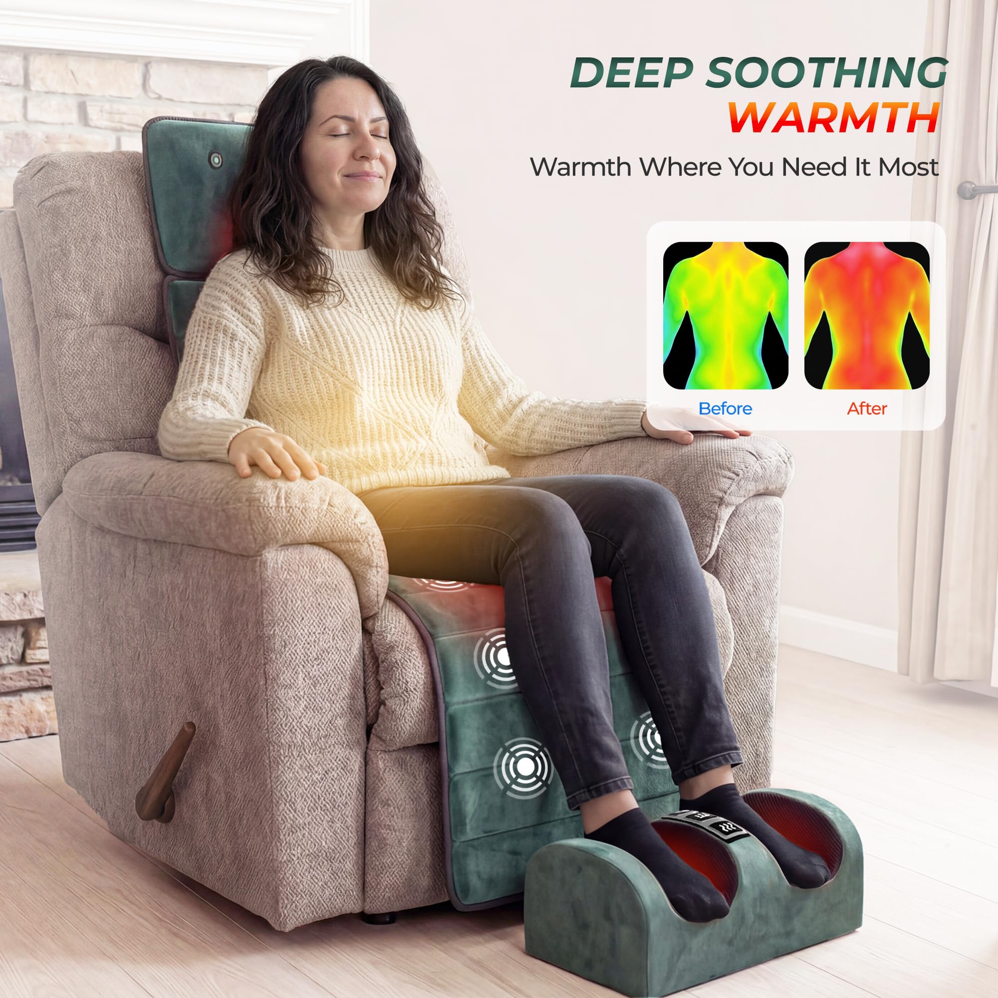 Himouta ten vibrating motors delivering targeted comfort.