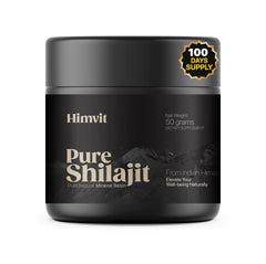 Himvit Shilajit resin bottle for daily energy support