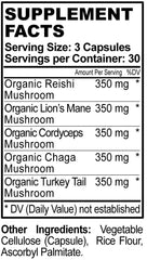 Hippie Farms 5 Mushrooms Reserve Blend pour displays powder ready to mix.