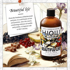 HIQILI Beautiful Life Fragrance Oil diffuser bloom shows a bouquet-like scent for rooms