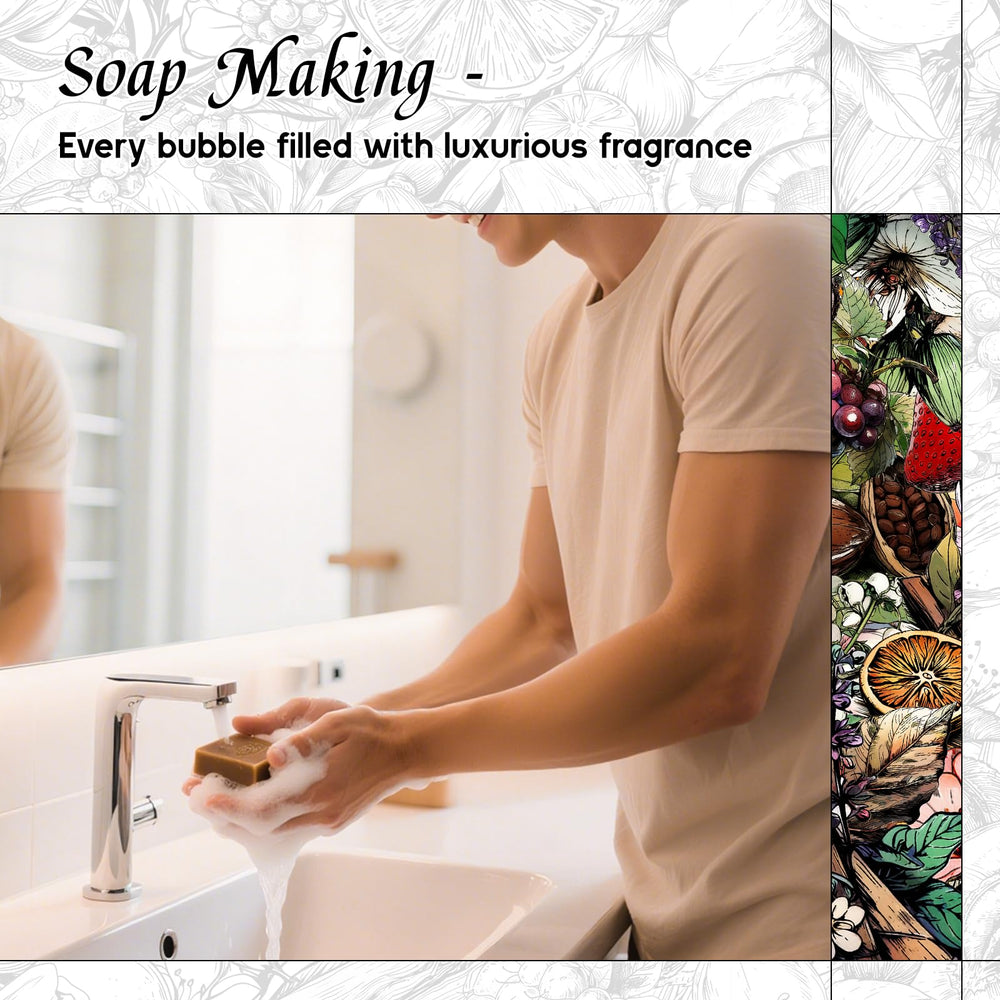 HIQILI fragrance oil for candles and soaps enhances DIY projects.