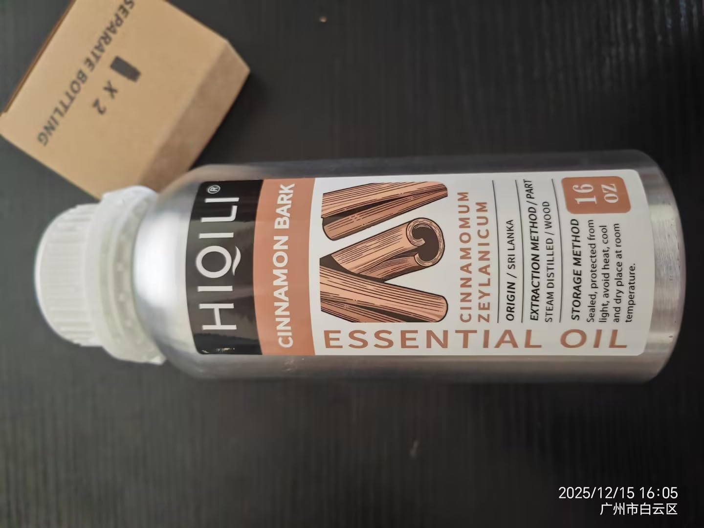 Spray bottle delivers quick room refresh with cinnamon