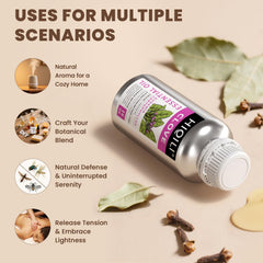 HIQILI clove oil freshens laundry and reduces odors during washing.