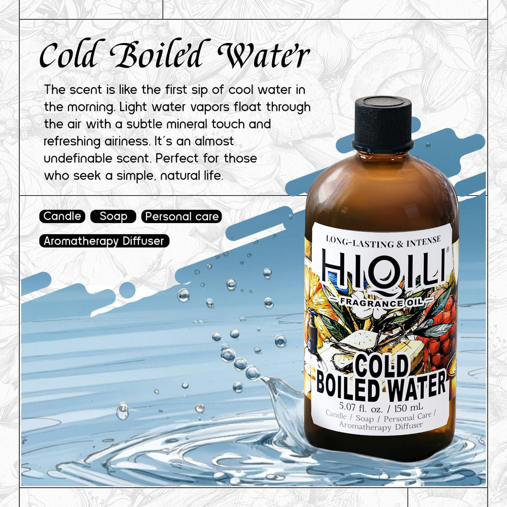 HIQILI Cold Boiled Water diffuser-dispense for a long-lasting home scent.