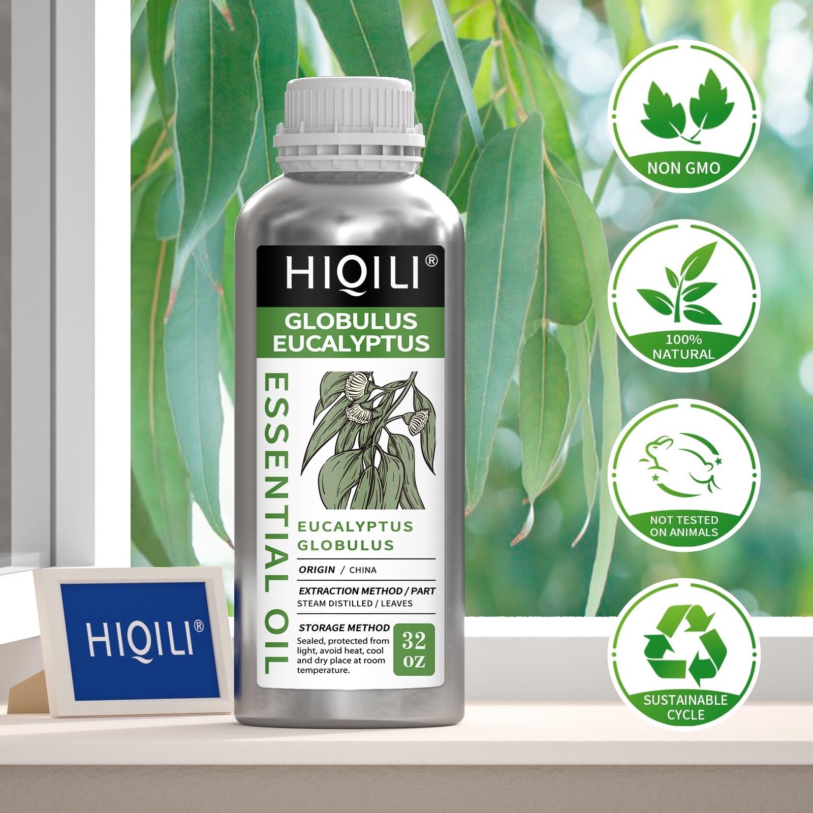 HIQILI eucalyptus oil safety-tested profile highlights purity and compliance.