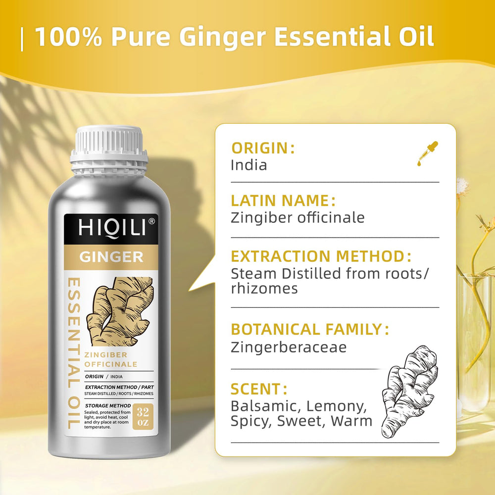 HIQILI Ginger Oil dropper for precise topical application