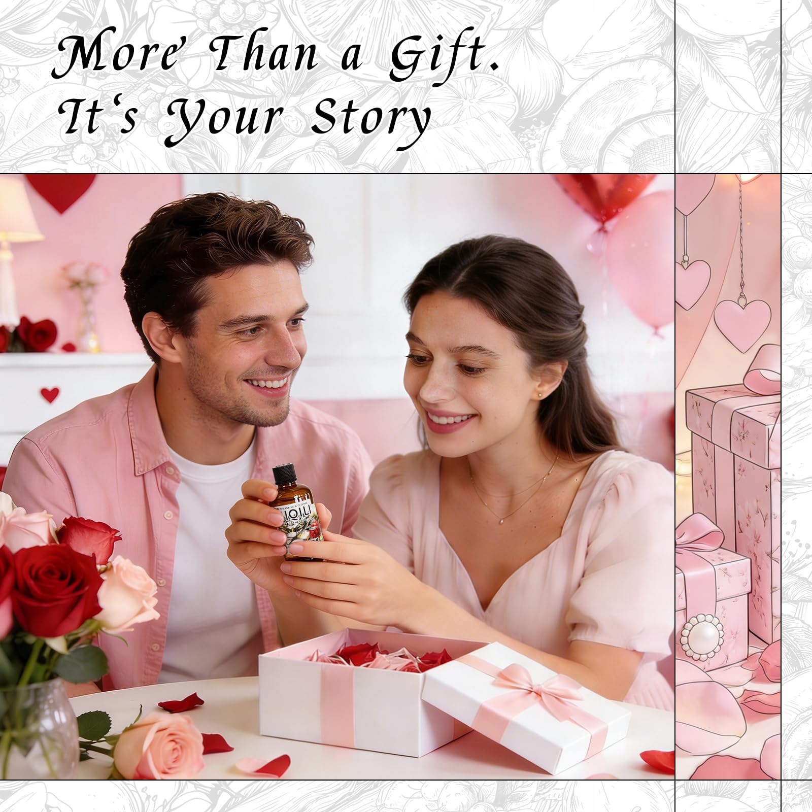 HIQILI Glam Girl diffuser setup releasing room-filling aroma