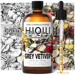 HIQILI Grey Vetiver diffuser pour creates a calm ambient aroma