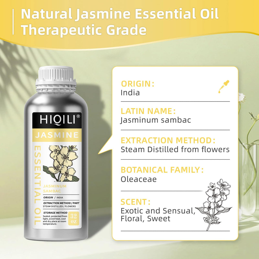 HIQILI Jasmine travel bottles set for on-the-go diffusion