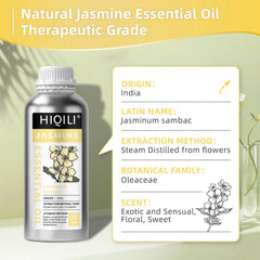 HIQILI Jasmine travel bottles set for on-the-go diffusion