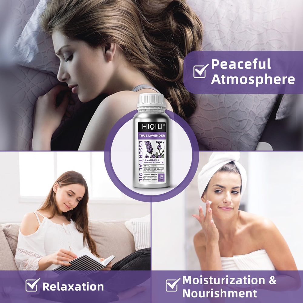 HIQILI lavender oil dropper included for precise, mess-free use
