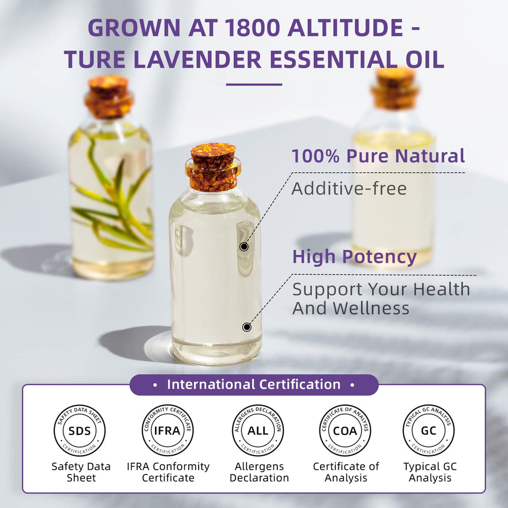 HIQILI lavender oil skincare application to soothe skin