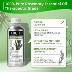 HIQILI rosemary oil enhances bathroom ambiance with a clean, natural scent.