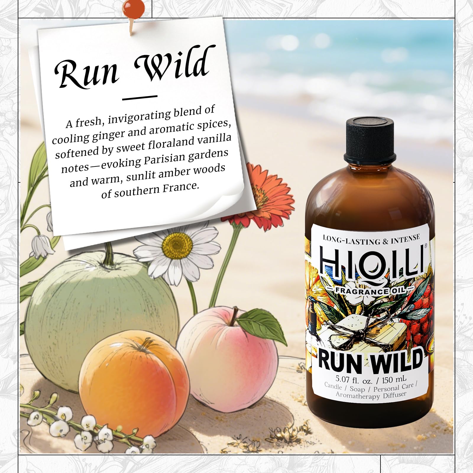 HIQILI Run Wild diffuser setup creates a serene room aroma