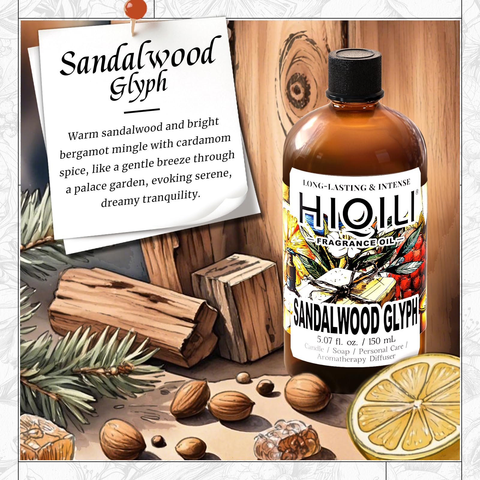 Drops of HIQILI fragrance enabling even scent in wax mixtures
