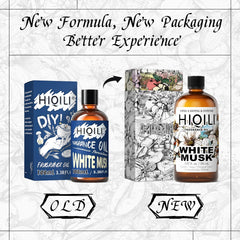 HIQILI White Musk fragrance oil for soap and candle making, delivering lasting scent.