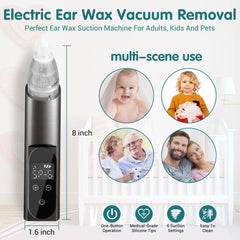 HIQUAY replacement silicone ear spoon emphasizes reusable, hygienic options.